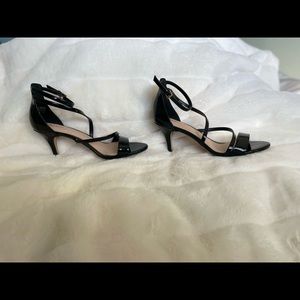 ALDO Strappy Black Patent Heel Sandal